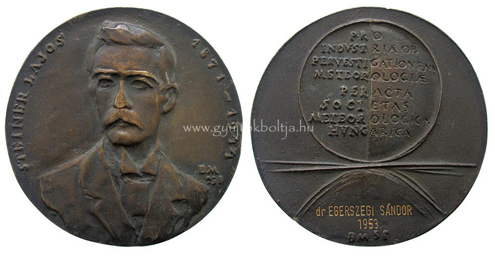 Borsos Mikls: Steiner Lajos Emlkrem / Magyar Meteorolgiai Trsasg 1953